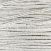 Metallic Braid Made in Italy 2 mm Silver/Silver x1m