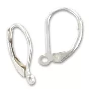 925 Sterling Silver leverback earrings x2