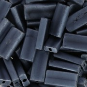 Rectangle Beads Miyuki 4x9 mm RECT-2001 - Gunmetal Matt x8g