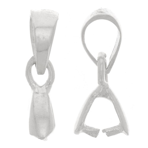 8 mm Pendant Clasp - 925 Sterling Silver x1