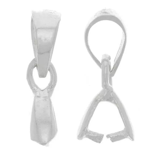 8 mm Pendant Clasp - 925 Sterling Silver x1
