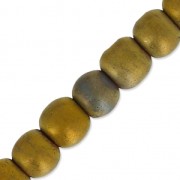 Beads Hematite 4 mm Golden Matt x20|raw }}