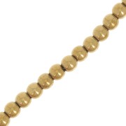 Beads Hematite 4 mm Golden x39cm|raw }}
