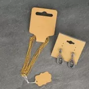 Prices Label with elatic  2.3x3.3 mm Kraft x100