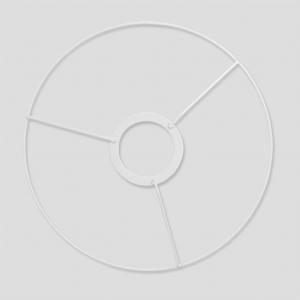 Lampshade Head ring 20 cm White x1