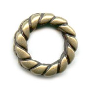 Ring 11mm bronze tone x5|raw }}