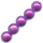 Miracle bead 12mm Amethyst x1