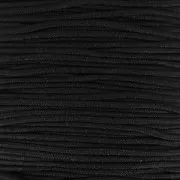 Braided nylon thread 1.5mm Black in bobbin x120 m