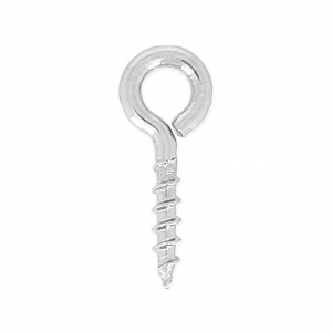 Screw-in hooks with 4 mm ring - 304 stainless steel x20