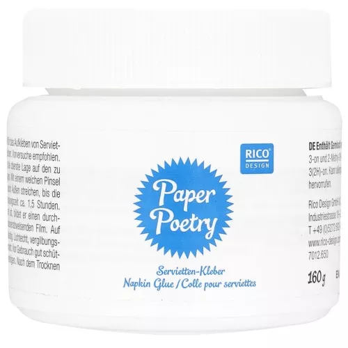 Glaze Paper Patch for paper serviette 160ml