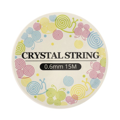 Elastic thread 0.60mm black x 15 m