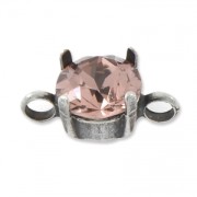 Spacer 2 loops for cabochon PureCrystal 1028/1088 8 mm gold tone x1