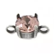 Spacer 2 loops for cabochon PureCrystal 1028/1088 8 mm gold tone x1