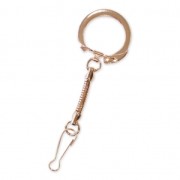Keyring 25mm rose gold tone x1|raw }}