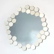 Round glass mirror to decorate 25.5 cm