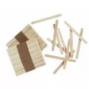 Flat Wooden rods 11.4 cm x150