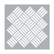 Decorative stencil medium size 45.7x45.7 cm woven basketx1|raw }}