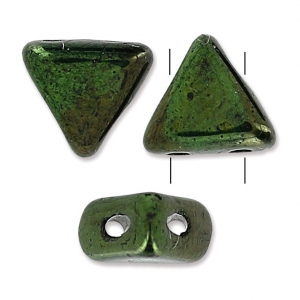 Khéops® par Puca® 6 mm Jet Green Luster x10g