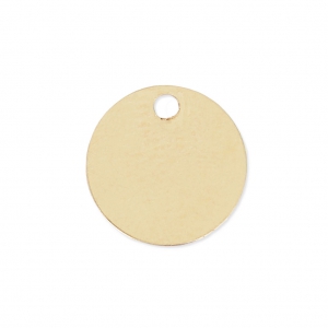 Round Medal 7 mm - Gold-filled x1