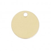 Round Medal 9 mm - Gold-filled x1