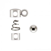 Adjustable chain finding set Silver tone 925 x1
