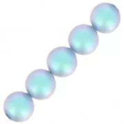 PureCrystal 5810 Pearls 6mm Iridescent Light Blue Pearl  x10