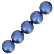 PureCrystal 5810 Pearls 6mm Iridescent Dark Blue Pearl  x10