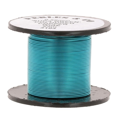 Copper wire 0.50 mm - Blue x25m