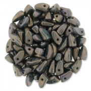 Glass beads Prong Beads 1 hole 3x6 mm Bronze Oxidized x5g|raw }}