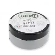 Fabric dye Aladine pasta 3D Izink Nacré Pearly Silver x75ml