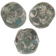 Faceted 4 mm Opaque Turquoise Picasso x50|raw }}