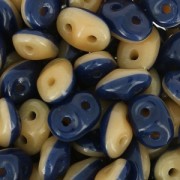SuperDuo Duet 2.5x5mm Navy/Ivory  x10g|raw }}