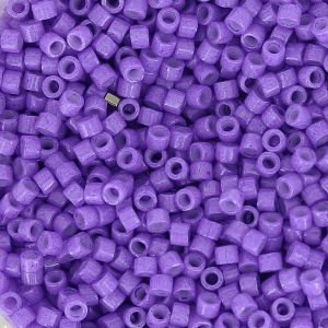 Miyuki Delica 11/0 DB1379 - Dyed Opaque Red Violet x8g