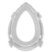 Cabochon setting PureCrystal 4320 18x13mm Silver-colored|raw }}