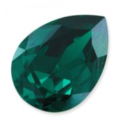 PureCrystal 4320 Pear Fancy Stone 18x13mm Emerald x1