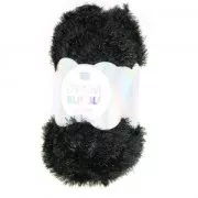 Creative Bubble - Sponge crochet thread tawashi Black x50g