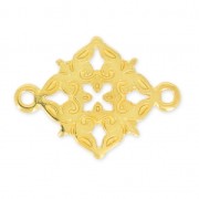 spacer filigreed cross 21 mm fine Gold plated x1|raw }}