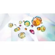 PureCrystal Hotfix rhinestones 2078 4mm Fuchsia Shimmer x36