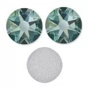 PureCrystal stick-on rhinestones 6mm Black Diamond Shimmer x10