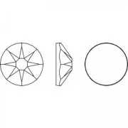 PureCrystal stick-on rhinestones 2088 3mm Blue Zircon Shimmer x36