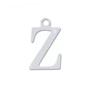 Z letter Sterling silver charm 9.5mm x1