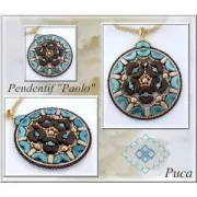 Minos® by Puca® 2.5x3 mm Dark Bronze Mat x5g