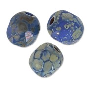 Facets 4 mm Navy Blue Picasso x50|raw }}