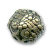 Metal round bronze  tone 10mm x1