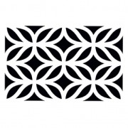 Decorative stencil medium size 10x15 cm Leaf jungle|raw }}