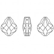 Baroque bead PureCrystal 5058 14 mm Aquamarine x1