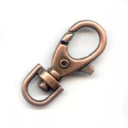 Lobster Keyring 37mm Antic Copper color x1