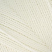 Linhasita waxed thread spool for micro macramé 1 mm - White (BCO ALV) x168m