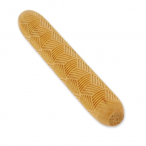 Wooden texture rolls for polymer clay 100x15mm cubes 3D