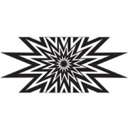 Wooden texture  rolls for polymer clay 100x15mm illusion sun